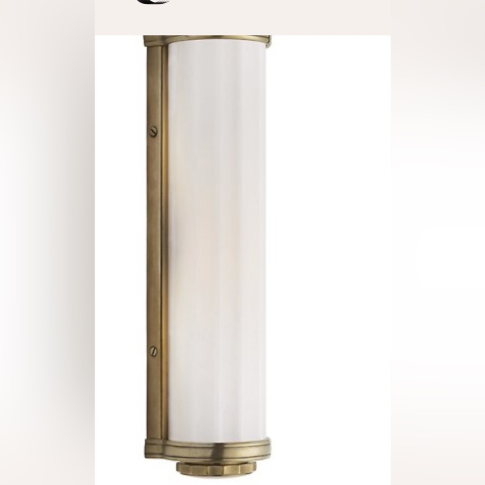 Set of 2 Lumens Milton Road Bath Light Vanity Sconces, Polished Nickel